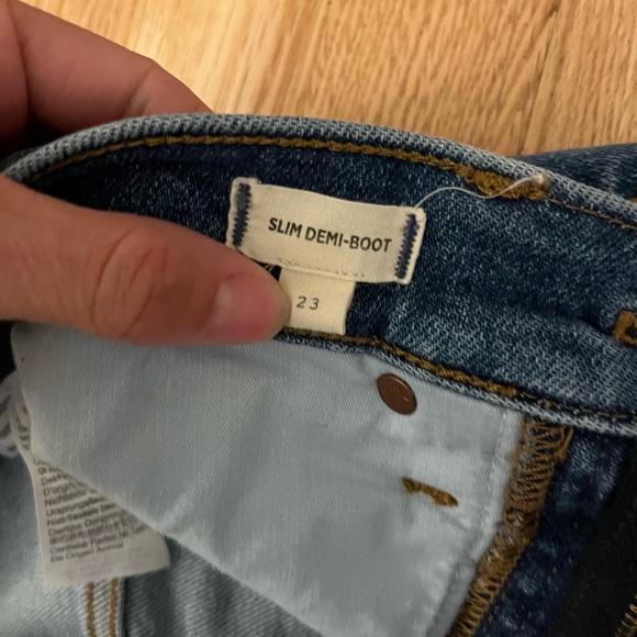 Madewell slim Demi boot jeans in Northaven wash size 23 - Picture 8 of 15